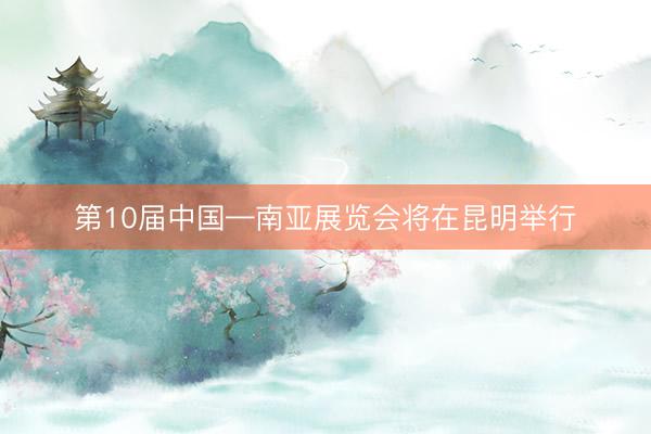 第10届中国—南亚展览会将在昆明举行
