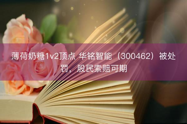 薄荷奶糖1v2顶点 华铭智能（300462）被处罚，股民索赔可期